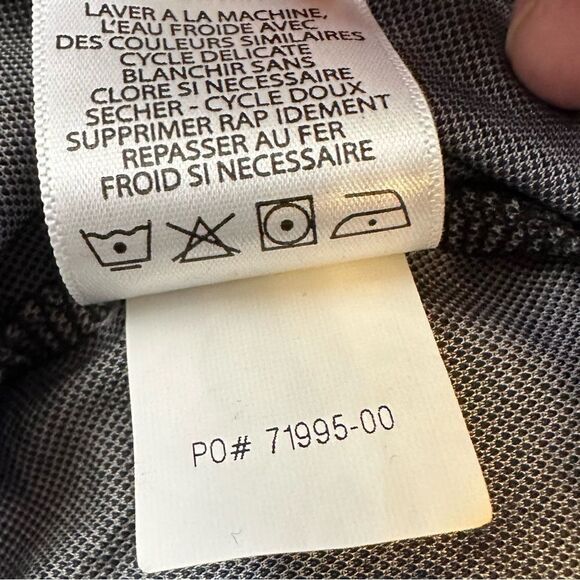 Travis Mathew Charcoal Gray Athleisure SS Golf Polo in Size Medium - Picture 7 of 8